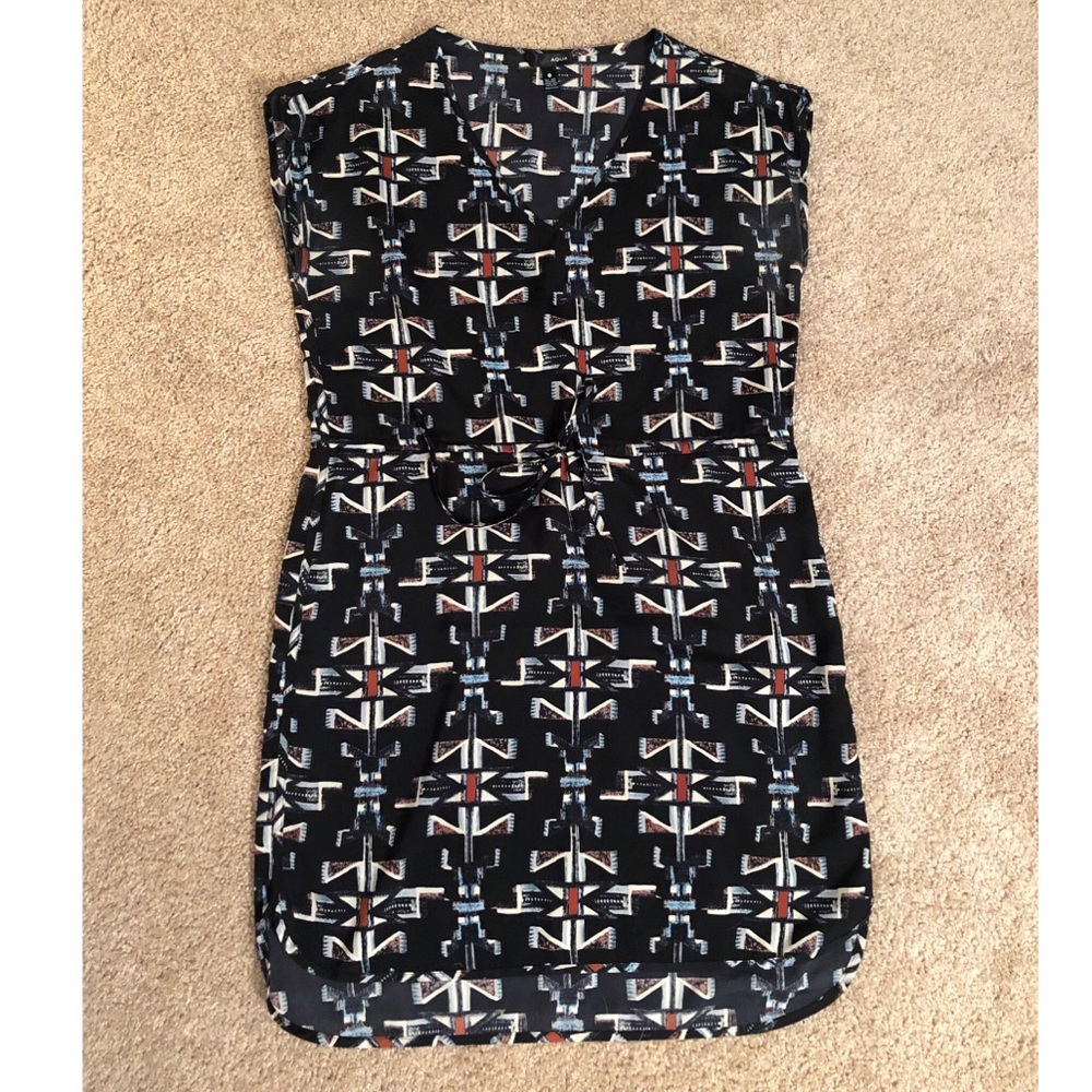 Black Patterned Dress